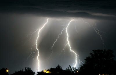 Анимированная природа: ливни и вспышки молний