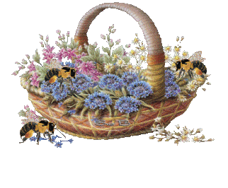 корзинка с цветами