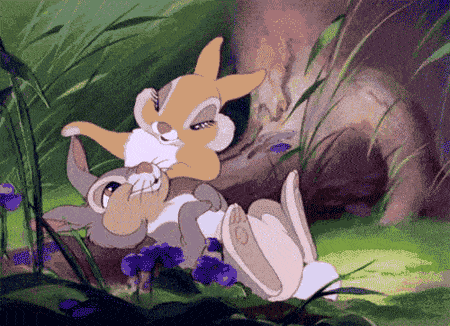 Герои классической американской анимации в GIF