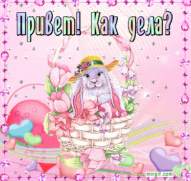 Приветики на гифках для общения